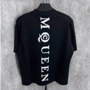 Alexander Mcqueen Black Cotton T-Shirt